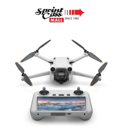 DJI Mini 3 Pro (DJI RC) – Lightweight and Foldable Camera Drone with 4K/60fps Video, 48MP Photo, 34-min Flight Time, Tri-Directional Obstacle Sensing, Ideal for Aerial Photography