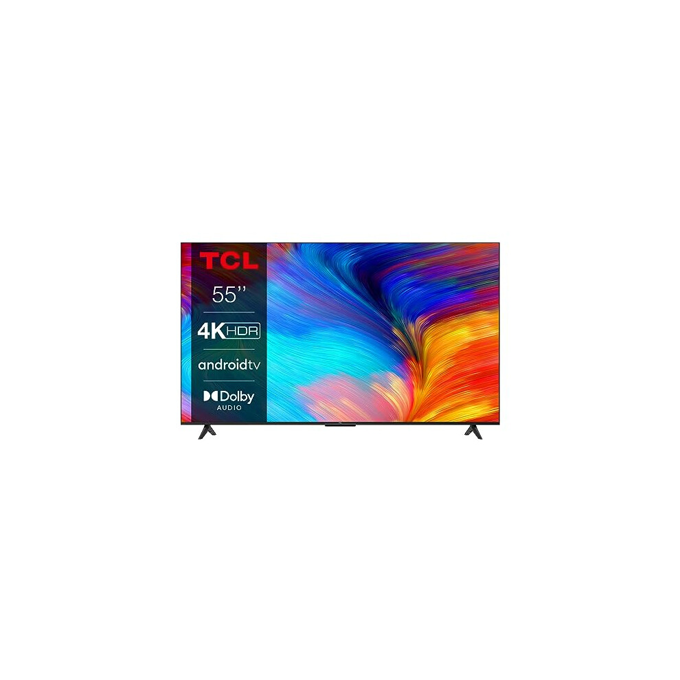 TCL 55P639K 55-inch 4K Smart TV, HDR, Ultra HD, Powered by Android TV, Bezeless design (Freeview Play, Game Master, Dolby Audio, HDR 10 compatible 